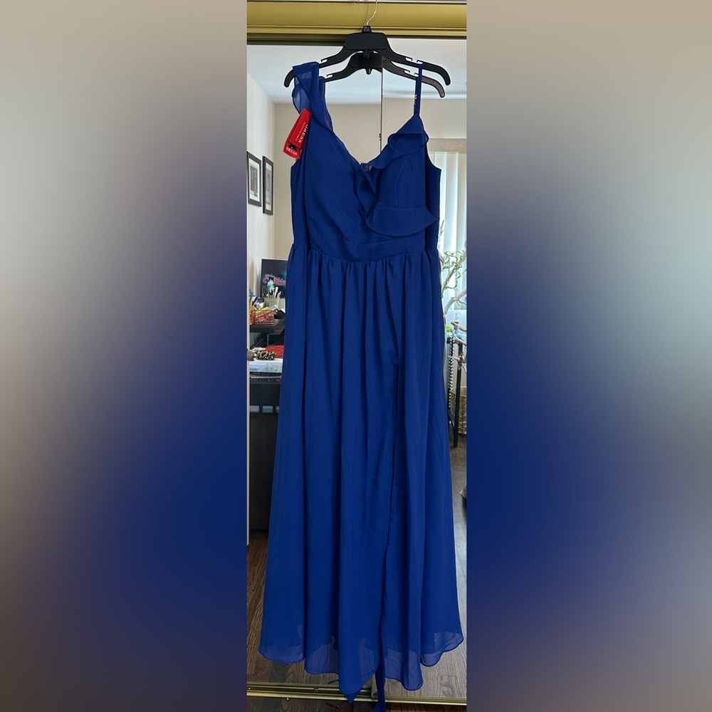 ☀️NWT royal blue dress 3x